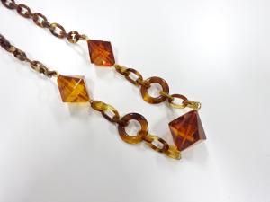 琥珀　ネックレス